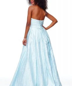 Formal Gowns Clarisse - 3705 Strapless Semi-Sweetheart A-Line Gown 5 Formal Gowns Clarisse - 3705 Strapless Semi-Sweetheart A-Line Gown