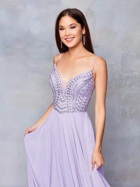 Clarisse - 3733 Plunging Sweetheart Beaded Chiffon Gown 4 Clarisse - 3733 Plunging Sweetheart Beaded Chiffon Gown