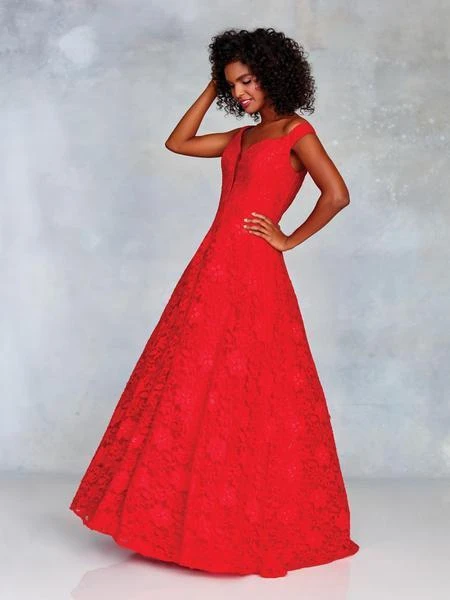 Clarisse - 3838 Off-Shoulder Lace A-Line Gown Formal Gowns 3 Clarisse - 3838 Off-Shoulder Lace A-Line Gown Formal Gowns