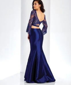 Formal Gowns Clarisse - 4971 Two Piece Lace Mermaid Gown