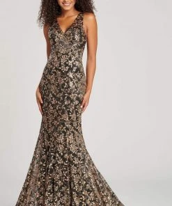 Formal Gowns Colette For Mon Cheri - CL12010 Sleeveless V-Neck Mermaid Dress 10 Formal Gowns Colette For Mon Cheri - CL12010 Sleeveless V-Neck Mermaid Dress