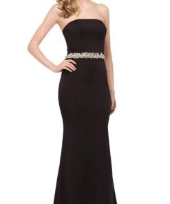 Formal Gowns Colors Dress - 1541 Sleek Jewel Embellished Gown