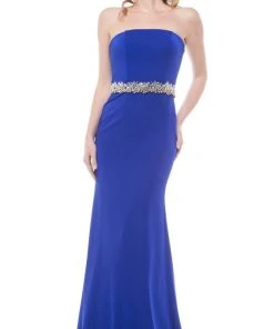 Formal Gowns Colors Dress - 1541 Sleek Jewel Embellished Gown