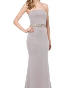 Formal Gowns Colors Dress - 1541 Sleek Jewel Embellished Gown