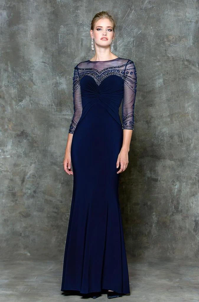 Colors Dress - Intricate Ruched Illusion Evening Dress G725 Formal Gowns 3 Colors Dress - Intricate Ruched Illusion Evening Dress G725 Formal Gowns