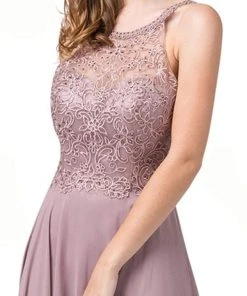 Formal Gowns Dancing Queen - 2678 Beaded Halter A-Line Prom Dress 9 Formal Gowns Dancing Queen - 2678 Beaded Halter A-Line Prom Dress