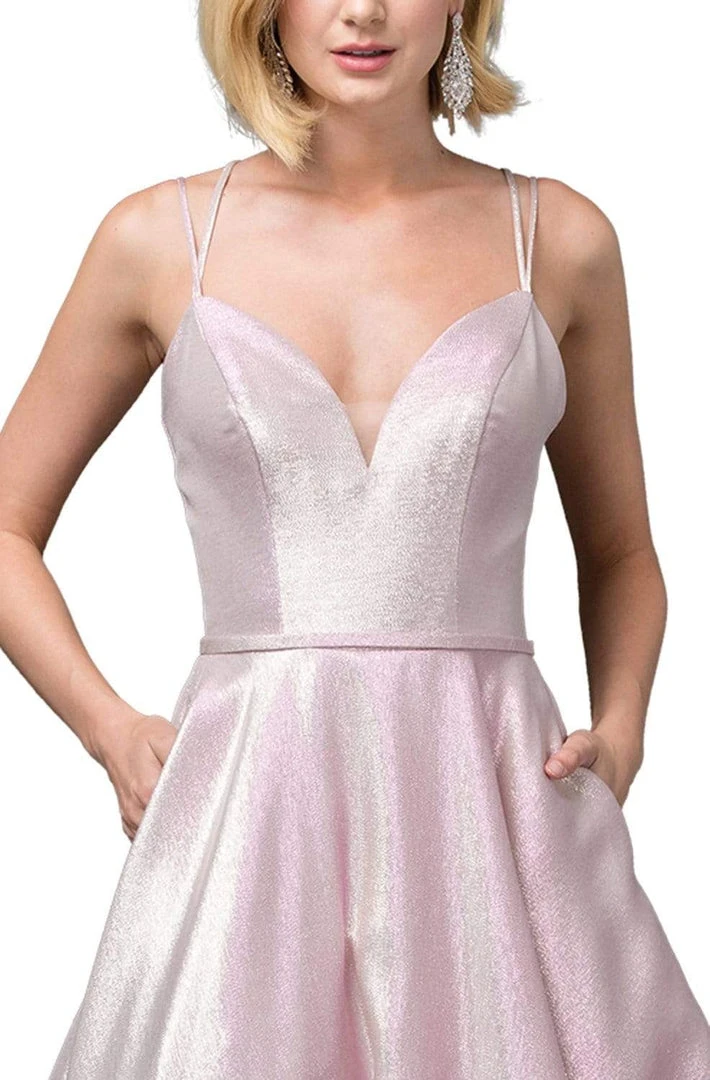 Dancing Queen - 2859 Sleeveless Deep V-neck Ballgown 5 Dancing Queen - 2859 Sleeveless Deep V-neck Ballgown