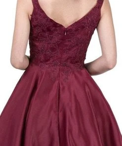 Dancing Queen - 3057 Beaded Lace Sweetheart A-line Homecoming Dress Cocktail Dresses