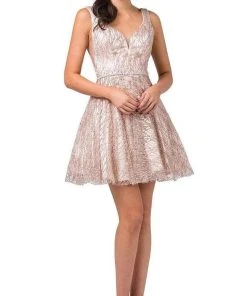 Cocktail Dresses Dancing Queen - 3103 Glitter Mesh Fit And Flare Cocktail Dress 11 Cocktail Dresses Dancing Queen - 3103 Glitter Mesh Fit And Flare Cocktail Dress