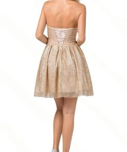 Cocktail Dresses Dancing Queen - 3106 Sweetheart Pleated Prom Dress