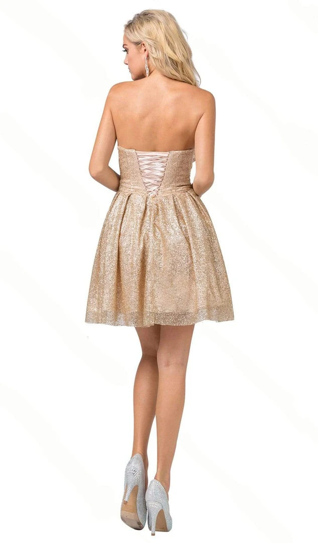 Cocktail Dresses Dancing Queen - 3106 Sweetheart Pleated Prom Dress 4 Cocktail Dresses Dancing Queen - 3106 Sweetheart Pleated Prom Dress