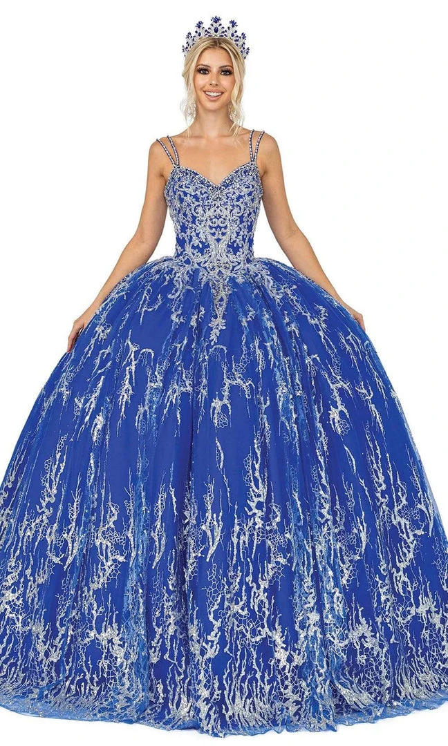Dancing Queen - Sleeveless Lace-Up Back Tie Embellished Ballgown 1641 - 1 Pc Royal Blue In Size XS Available Formal Gowns 3 Dancing Queen - Sleeveless Lace-Up Back Tie Embellished Ballgown 1641 - 1 Pc Royal Blue In Size XS Available Formal Gowns