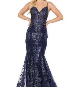 Formal Gowns Dancing Queen - Spaghetti Straps Sequin Long Gown 4118 - 2 Pcs Gold In Sizes Small And Medium Available 8 Formal Gowns Dancing Queen - Spaghetti Straps Sequin Long Gown 4118 - 2 Pcs Gold In Sizes Small And Medium Available