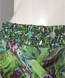 Decode 1.8 - 181508 Beaded And Printed Chiffon A-line Dress Formal Gowns