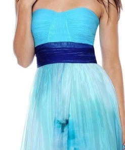 Decode 1.8 - 181983 Floral Printed Chiffon A-line Dress