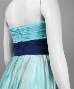 Decode 1.8 - 181983 Floral Printed Chiffon A-line Dress