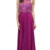 Formal Gowns Decode 1.8 - 184057 Beaded Embellished Racerback Flowy Evening Gown 2 Formal Gowns Decode 1.8 - 184057 Beaded Embellished Racerback Flowy Evening Gown