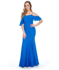 Formal Gowns Decode 1.8 - 184081 Strappy Cold Shoulder Mermaid Dress
