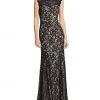 Formal Gowns Decode 1.8 - 184118 Allover Lace Gown With Cut Out Back