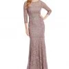 Formal Gowns Decode 1.8 - 184138 Long Sleeves Lace Evening Gown