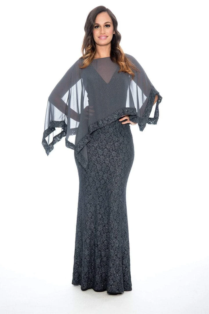 Decode 1.8 - 184212 Sheer Cape Embroidered Evening Dress Formal Gowns 3 Decode 1.8 - 184212 Sheer Cape Embroidered Evening Dress Formal Gowns