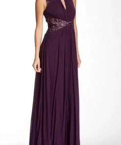 Decode 1.8 - Beaded Jersey Gown 182159 Formal Gowns
