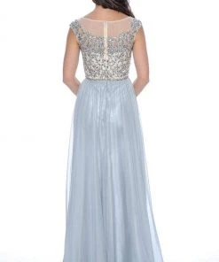 Formal Gowns Decode 1.8 - Embellished Illusion Bateau Neck Dress 182892