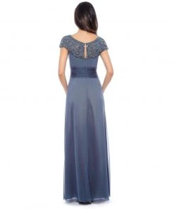Decode 1.8 - Embellished Ruched Gown 182752SM