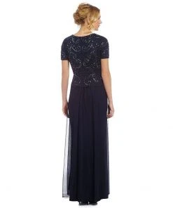 Decode 1.8 - Embellished Short Sleeve Gown 182820