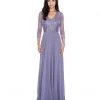Decode 1.8 - Embellished V-Neck Chiffon A-line Dress 182581