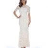 Decode 1.8 - Half Sleeve Floral Lace Sheath Dress 182949