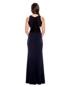Decode 1.8 - Halter Neck Crepe Dress 183607 Formal Gowns