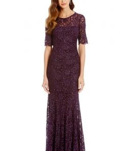 Decode 1.8 - Scalloped Lace Illusion Dress 182415X 15 Decode 1.8 - Scalloped Lace Illusion Dress 182415X