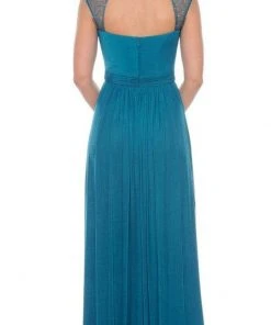 Decode 1.8 - Sparkling Neckline Jersey Mesh Gown 182423 Formal Gowns