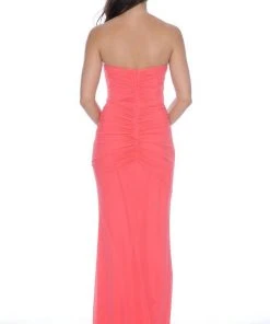 Plus Size Dresses Decode 1.8 - Strapless Bejeweled Sweetheart Evening Gown 182238