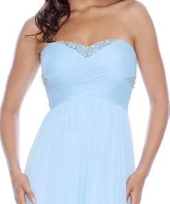 Formal Gowns Decode 1.8 - Strapless Sparkling Sweetheart Evening Gown 182244
