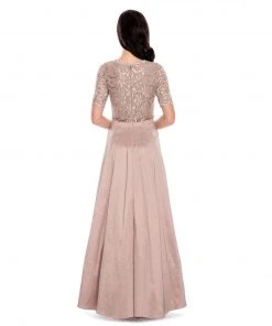 Decode 1.8 - V Neck Lace A-Line Dress 183670 Formal Gowns