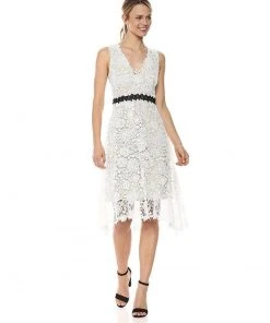 Cocktail Dresses Donna Morgan - D5970M V Neck Sleeveless Floral Crochet Lace Dress 11 Cocktail Dresses Donna Morgan - D5970M V Neck Sleeveless Floral Crochet Lace Dress