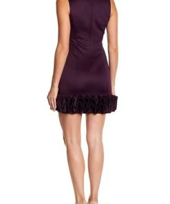 Donna Ricco - DR50182 Sleeveless Ruffle Hem Cocktail Dress Cocktail Dresses 14 Donna Ricco - DR50182 Sleeveless Ruffle Hem Cocktail Dress Cocktail Dresses