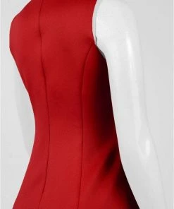 Donna Ricco - DR50182 Sleeveless Ruffle Hem Cocktail Dress Cocktail Dresses 19 Donna Ricco - DR50182 Sleeveless Ruffle Hem Cocktail Dress Cocktail Dresses