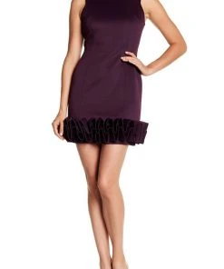 Donna Ricco - DR50182 Sleeveless Ruffle Hem Cocktail Dress Cocktail Dresses 13 Donna Ricco - DR50182 Sleeveless Ruffle Hem Cocktail Dress Cocktail Dresses