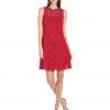 Cocktail Dresses Elie Tahari - E41VA607 Embellished Crochet A-line Dress 1 Cocktail Dresses Elie Tahari - E41VA607 Embellished Crochet A-line Dress