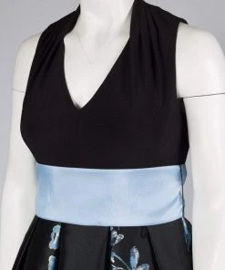 Formal Gowns Eliza J Evening - EJ8M8380 Two Tone Floral Printed A-line Dress