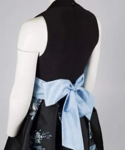 Formal Gowns Eliza J Evening - EJ8M8380 Two Tone Floral Printed A-line Dress