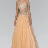 Elizabeth K - GL1045 Strapless Embellished Long Gown Formal Gowns
