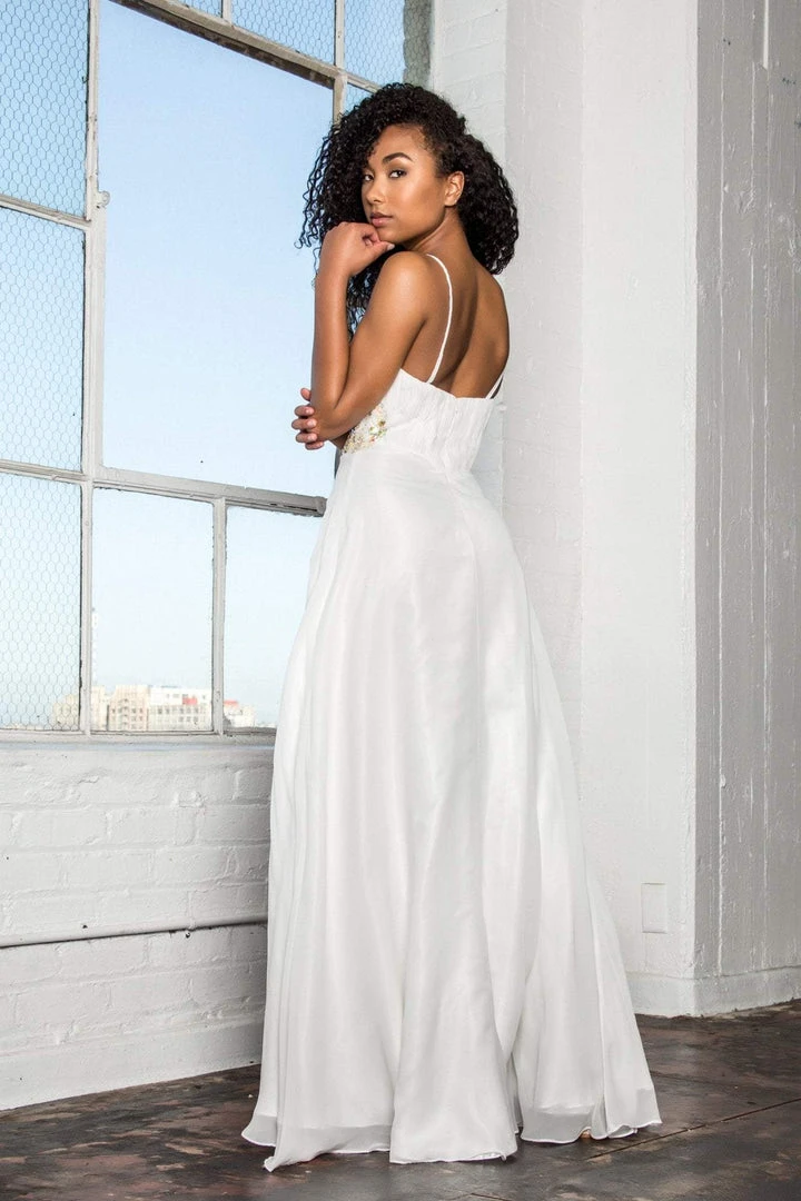 Elizabeth K - GL1071 Sleeveless Embellished Long Dress 4 Elizabeth K - GL1071 Sleeveless Embellished Long Dress