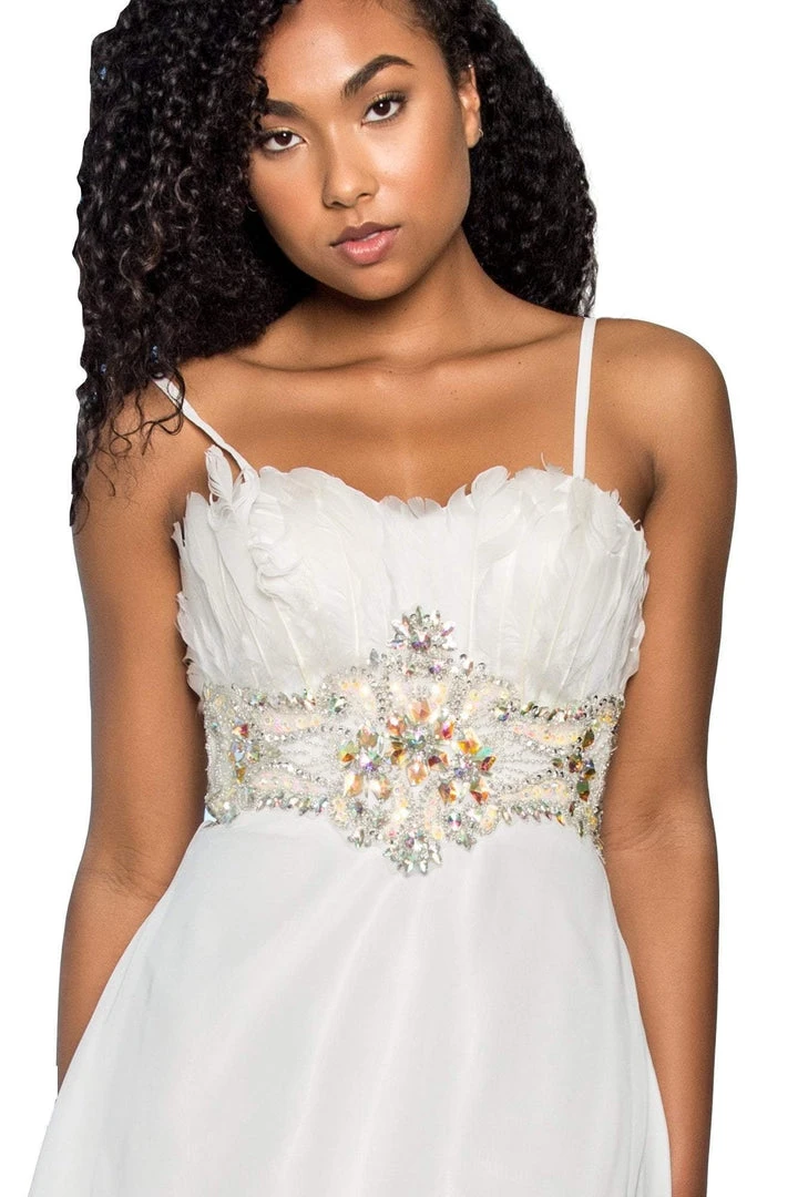 Elizabeth K - GL1071 Sleeveless Embellished Long Dress 5 Elizabeth K - GL1071 Sleeveless Embellished Long Dress