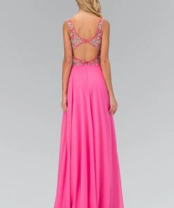 Elizabeth K - GL1105 Sheer Embroidered Sweetheart Gown 5 Elizabeth K - GL1105 Sheer Embroidered Sweetheart Gown