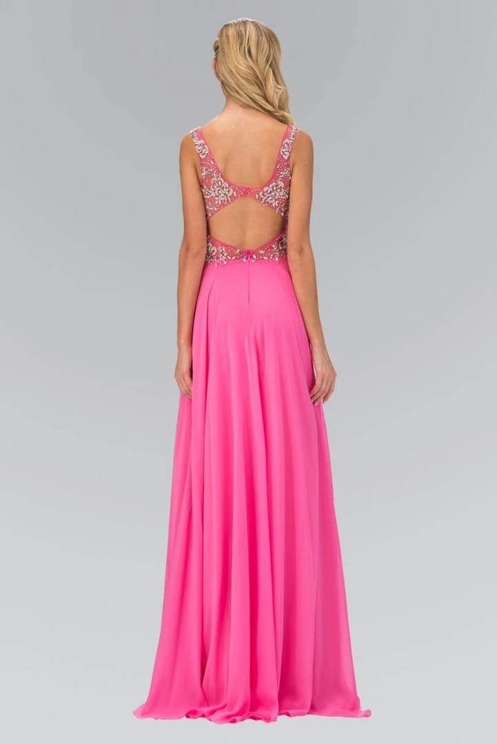 Elizabeth K - GL1105 Sheer Embroidered Sweetheart Gown 4 Elizabeth K - GL1105 Sheer Embroidered Sweetheart Gown