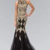 Elizabeth K - GL1365 Embellished High Neck Mermaid Gown Formal Gowns 2 Elizabeth K - GL1365 Embellished High Neck Mermaid Gown Formal Gowns